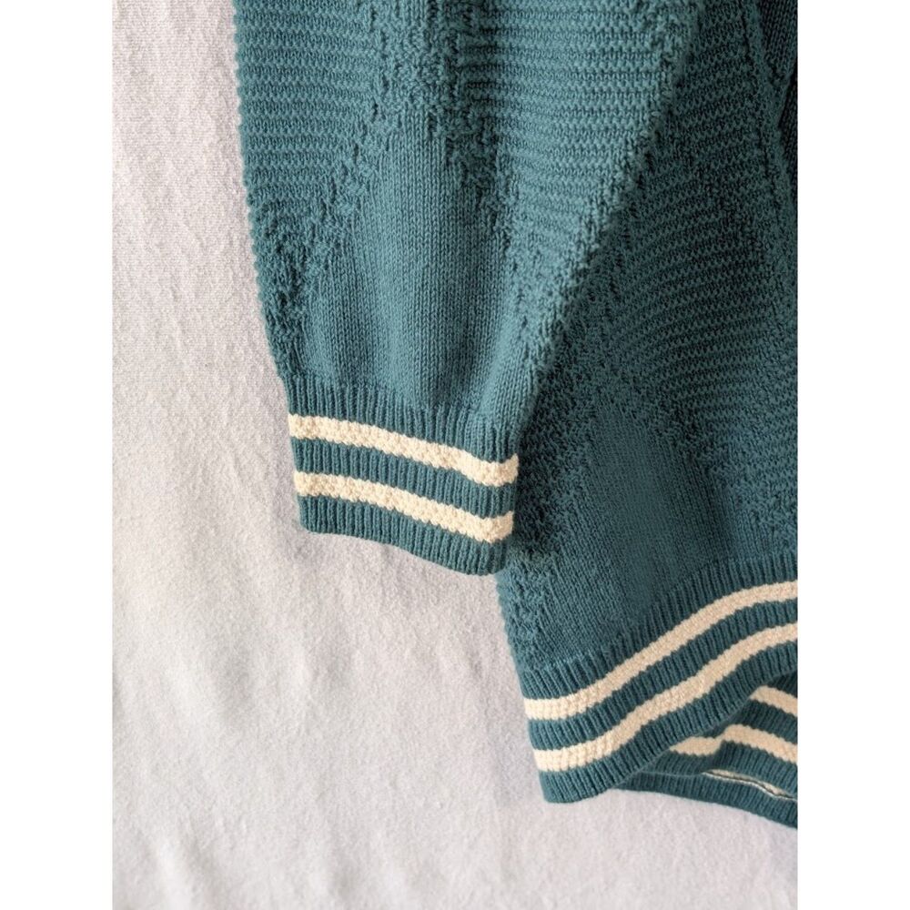 Vintage Expressions Golf Themed Knit Cotton Sweater Men's Size Large - Picture 13 of 14